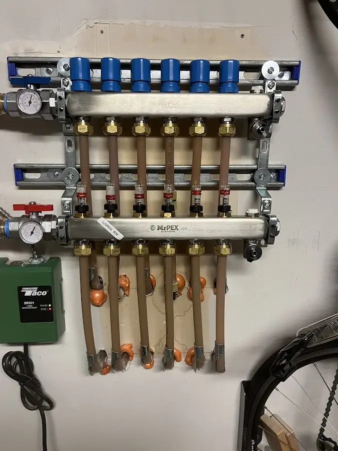 Plumber performing Leak Detection at a residential property in St. Johns